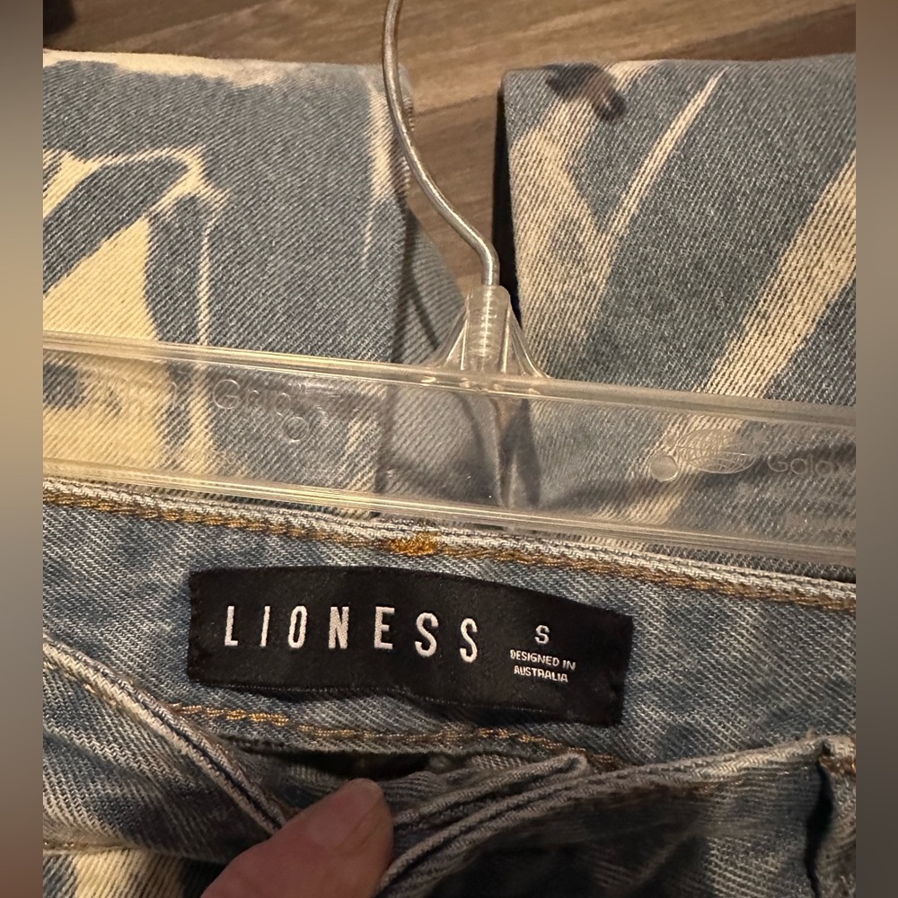 Lioness Alabama Jean Tie Dye Denim High Wasted size S - Picture 6 of 6